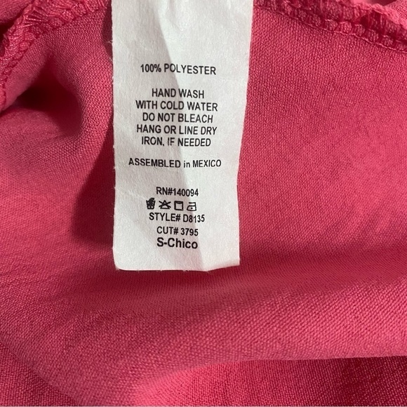 Anthropologie (See You Monday) Women’s Size Small Hot Pink Mini Dress NWT - Picture 8 of 11